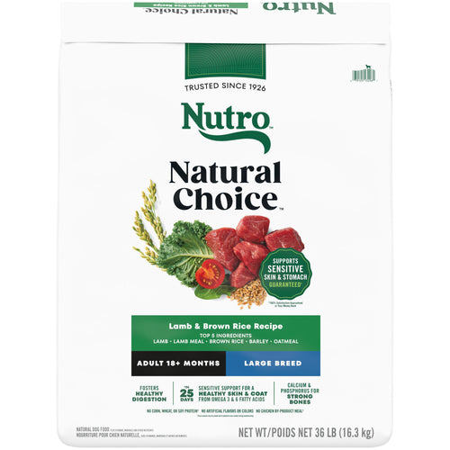 Nutro Natural Choice Lamb & Brown Rice Recipe Adult Large Breed Dry Dog Food