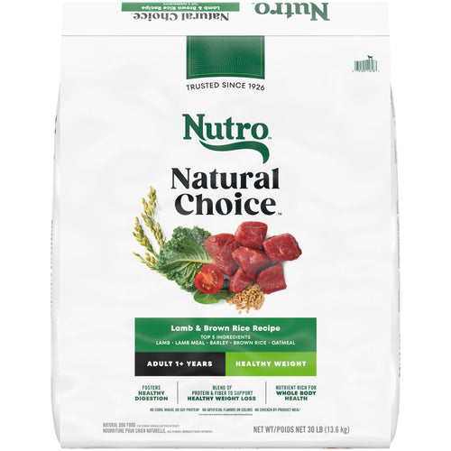 Nutro Natural Choice Adult Healthy Weight Lamb & Brown Rice Recipe Dry Dog Food