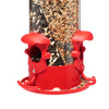 North States Nature's Yard Triple Twist Tube Feeder Red