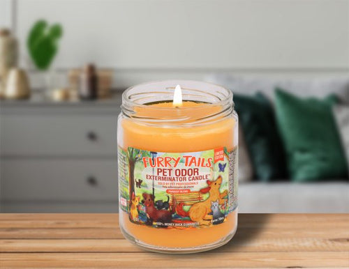 Pet Odor Exterminator Furry Tails Jar Candles