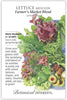 Botanical Interests Farmer's Market Blend Mesclun Lettuce Seeds