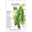 Botanical Interests Telegraph Improved Cucumber Seeds