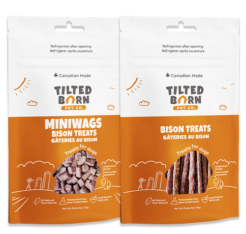 Tilted Barn Miniwags Canadian Bison Dog Treats