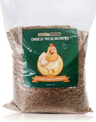 Lucky Q Worms Dried Mealworms