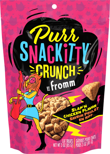 Fromm Family PurrSnackitty Crunch Slap'n Chicken Flavor Cat Treats