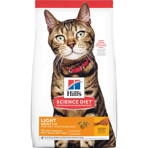 Hill's® Science Diet® Adult Light cat food (7-lb)