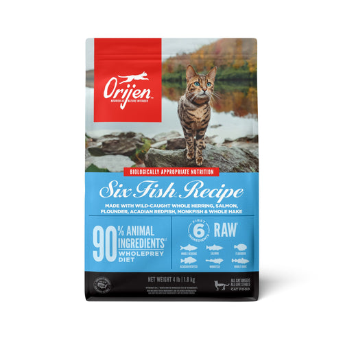 ORIJEN Six Fish Recipe Cat Food (4-lb)