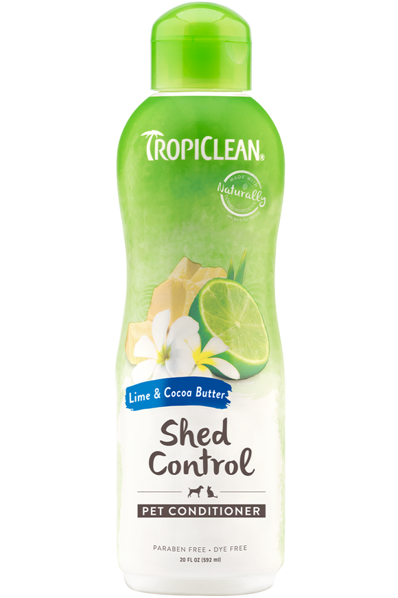 TropiClean Lime & Cocoa Butter Shed Control Conditioner for Pets