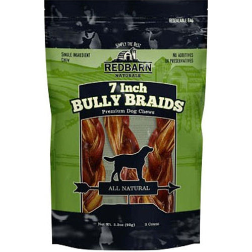 Redbarn Naturals Braided Bully Sticks (12 inch)