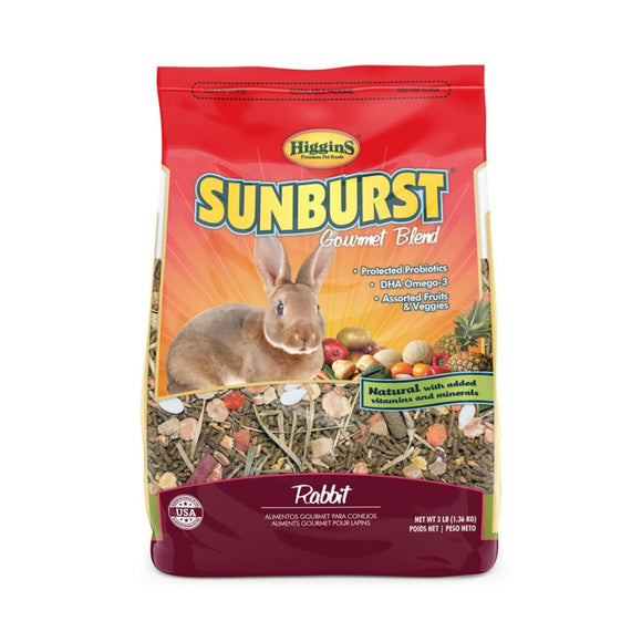 HIGGINS SUNBURST GOURMET BLEND RABBIT (3 LB)