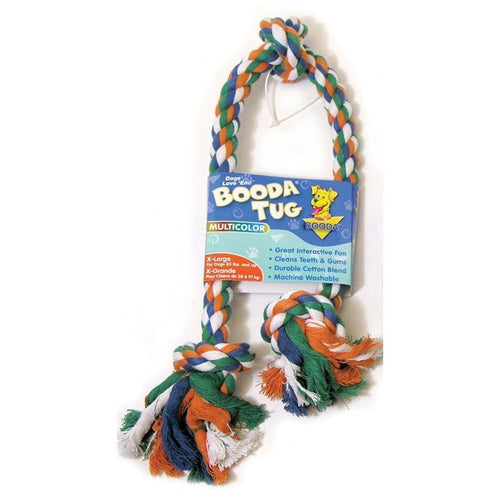 Booda Multi-Colored 3-Knot Tug Toy (EXTRA LARGE)