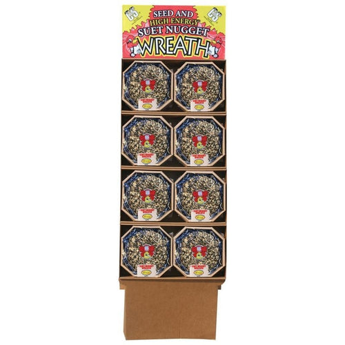 C&S Suet Nugget Wreath Display (16 Pc)