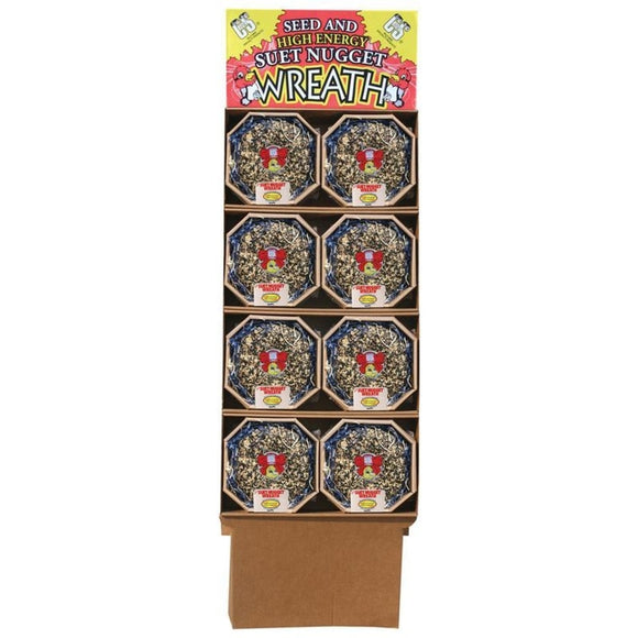 C&S Suet Nugget Wreath Display (16 Pc)