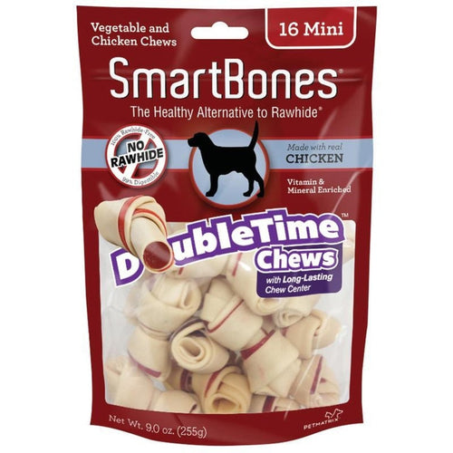 SmartBones Doubletime Rolls With Long-Lasting Center (Large, 4 pack)