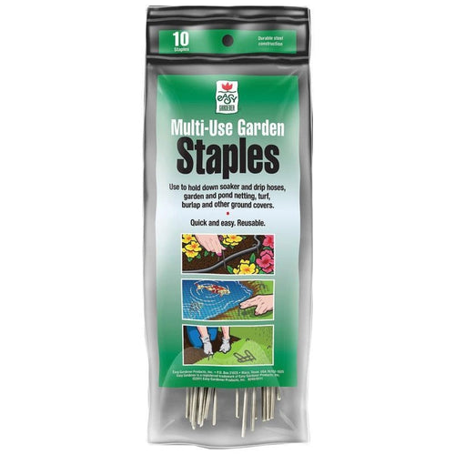 MULTI-USE GARDEN STAPLES (6 INCH/10 PACK)