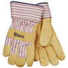 Kinco Lined Grain Pigskin Glove (TAN/BLUE Large)